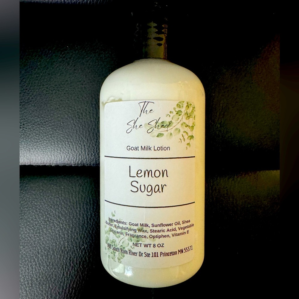 Lemon Sugar goats milk lotion 8oz.